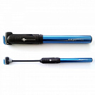 Ручний насос Giyo GP-87E алюмінієвий, блакитний, AV,FV