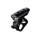 Мигалка передня Dlight CG-214W з батарейками, чорна, 1 діод, 4 режима