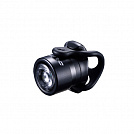 Фара передня Dlight CG-212W з батарейками, чорна, 1 діод, 2 режима